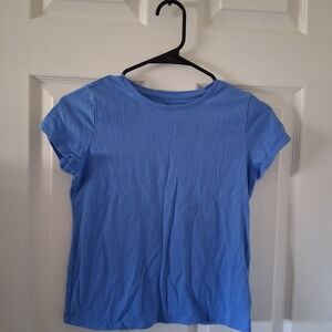 wonder nation Short Sleeve Crewneck Tee - Light Blue